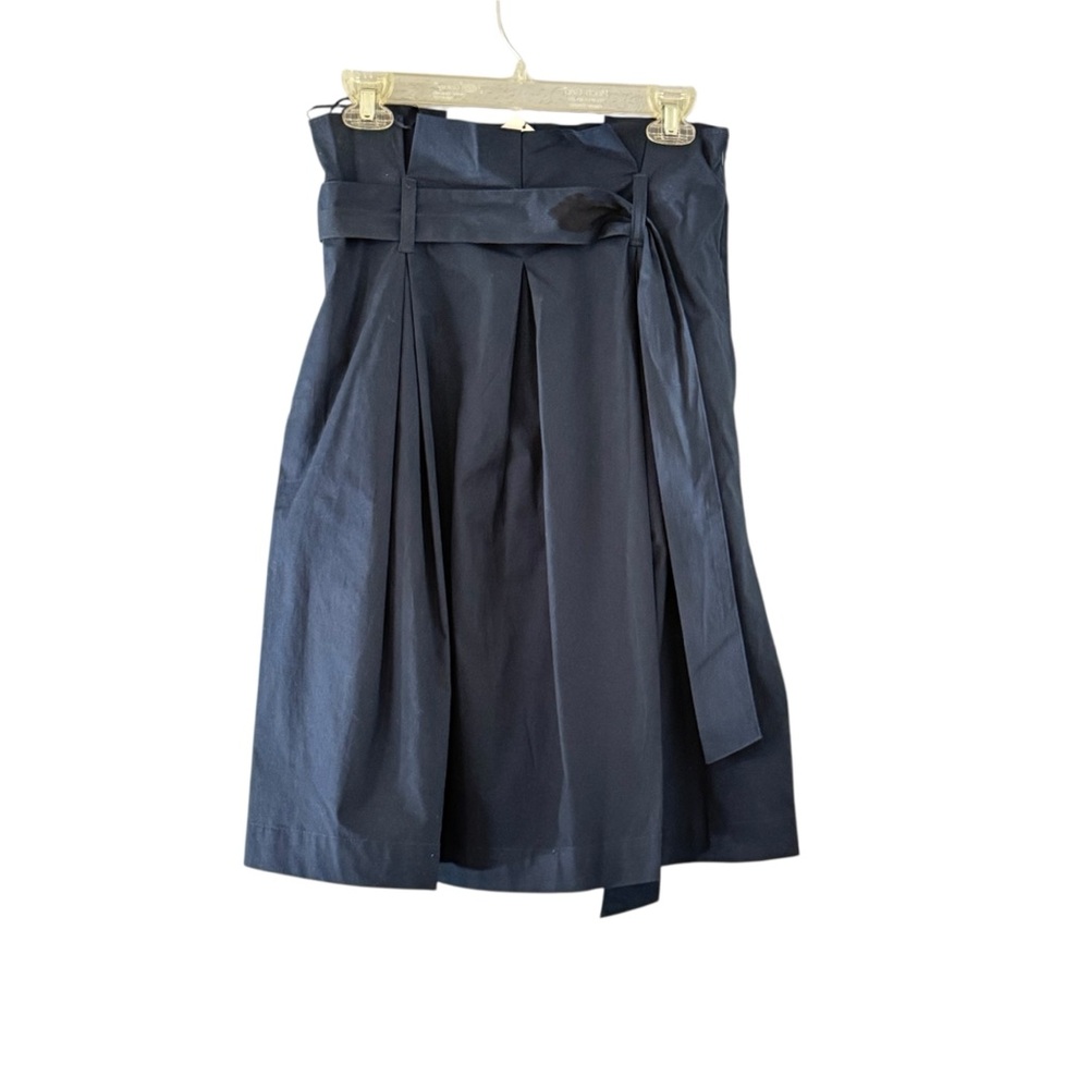 Banana Republic Factory Navy Midi Skirt 4P Petite NWT
